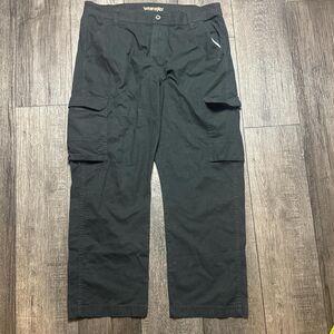Wrangler Men's Green and Black Trousers